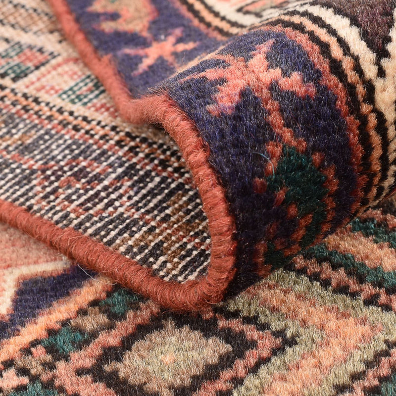 Alfombra de pasillo Alfombra persa - Nómada - 210 x 77 cm - rojo claro