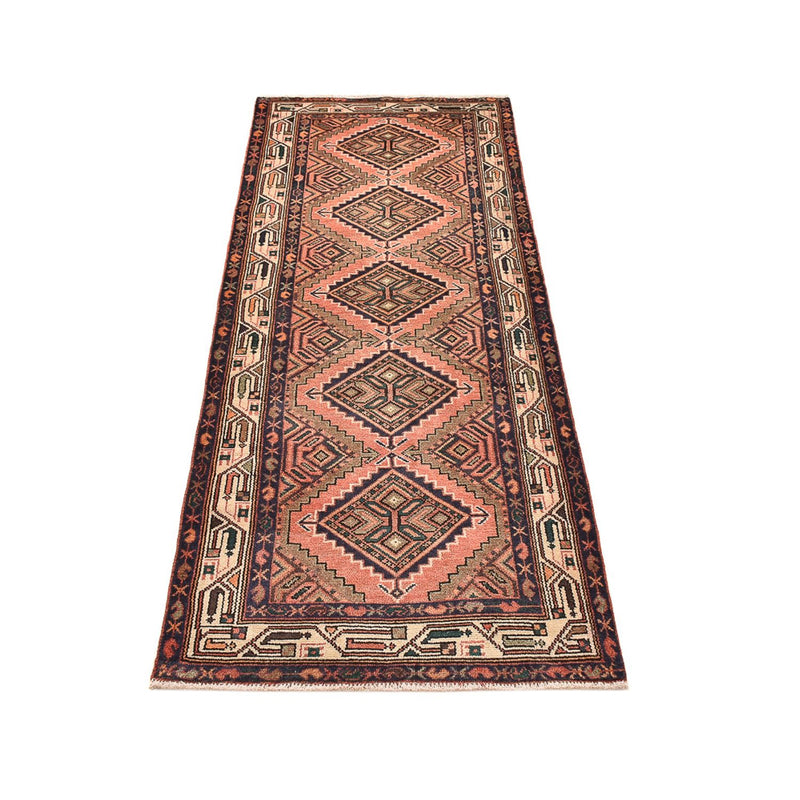 Alfombra de pasillo Alfombra persa - Nómada - 210 x 77 cm - rojo claro