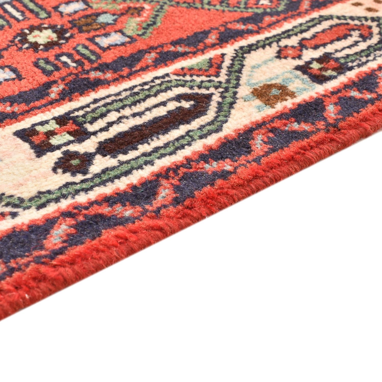 Alfombra persa - Nómada - 172 x 81 cm - rojo claro