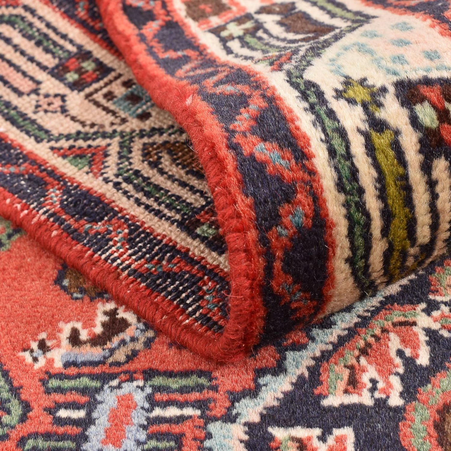Alfombra persa - Nómada - 172 x 81 cm - rojo claro