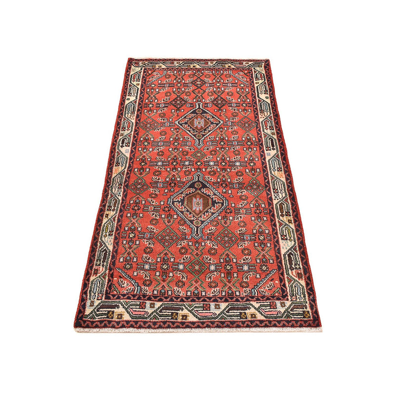 Alfombra persa - Nómada - 172 x 81 cm - rojo claro