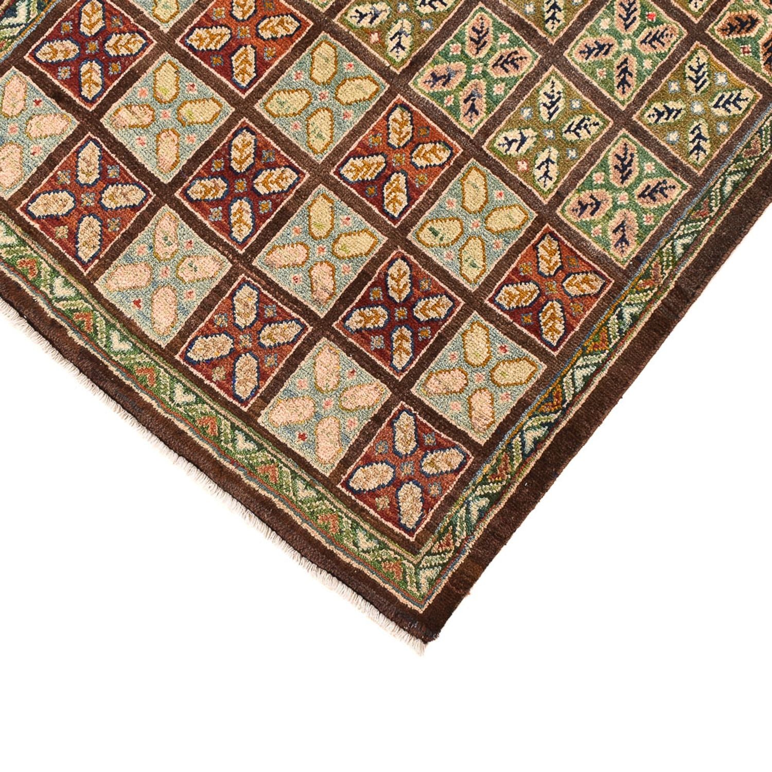 Alfombra de pasillo Alfombra persa - Clásica - 202 x 67 cm - verde claro