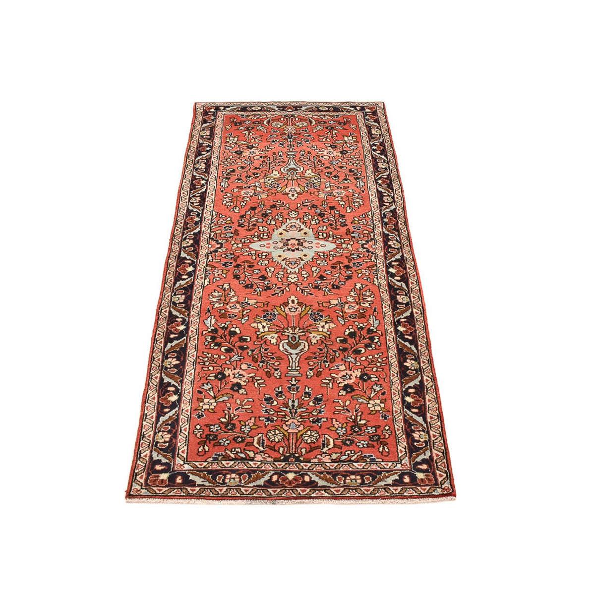 Alfombra de pasillo Alfombra persa - Nómada - 189 x 75 cm - rojo claro