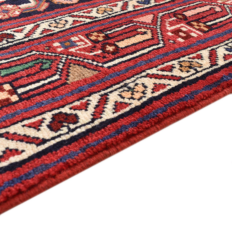 Alfombra de pasillo Alfombra persa - Nómada - 403 x 120 cm - rojo claro