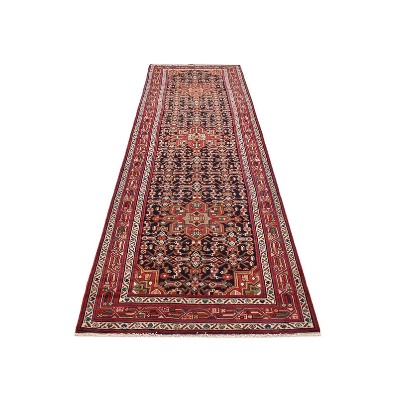 Alfombra de pasillo Alfombra persa - Nómada - 403 x 120 cm - rojo claro