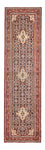 Alfombra de pasillo Alfombra persa - Nómada - 412 x 114 cm - rojo oscuro