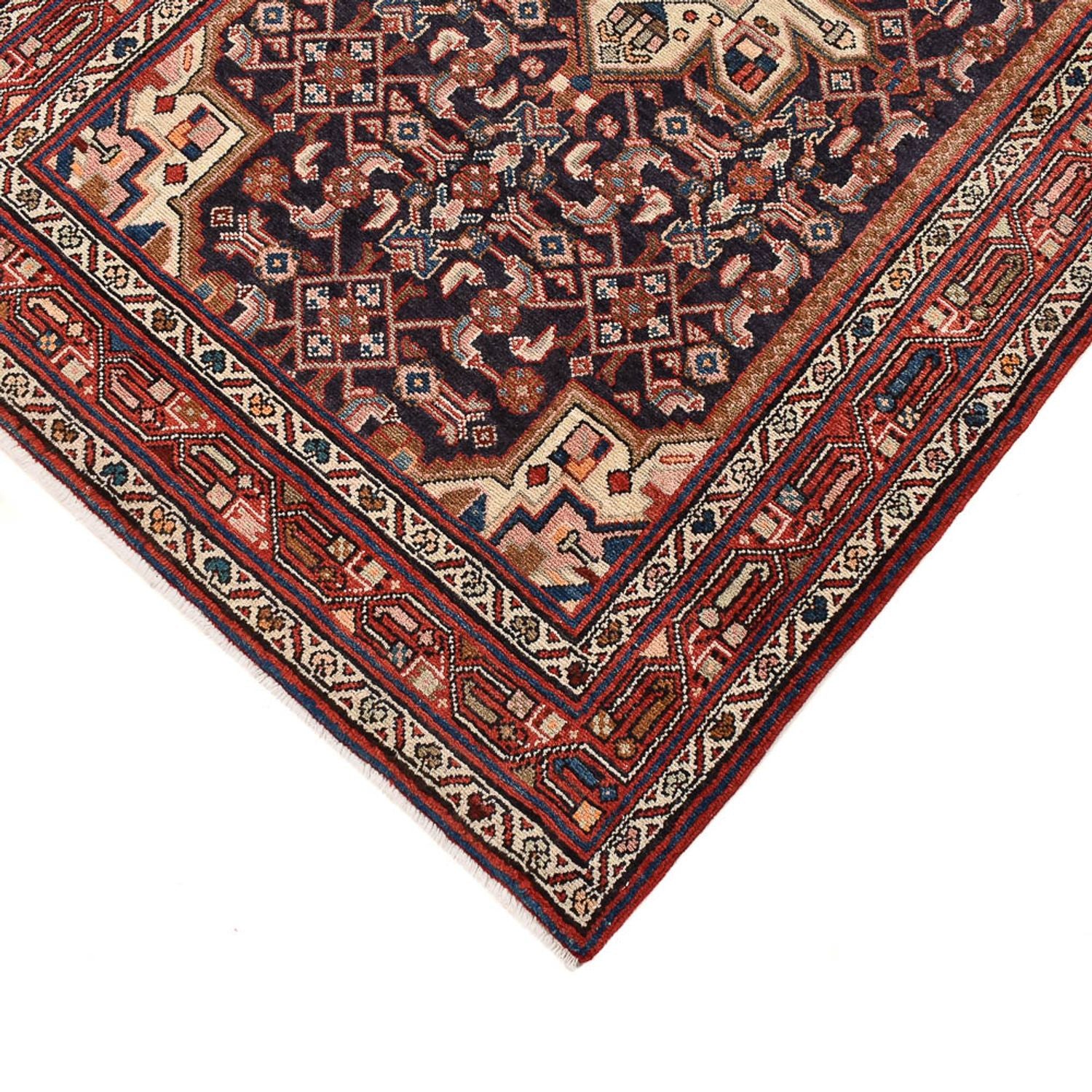 Alfombra de pasillo Alfombra persa - Nómada - 412 x 114 cm - rojo oscuro