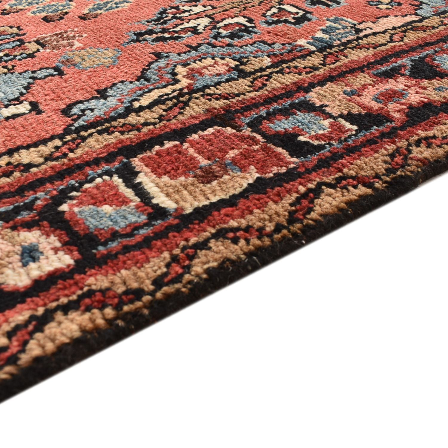 Alfombra de pasillo Alfombra persa - Nómada - 419 x 110 cm - rojo claro