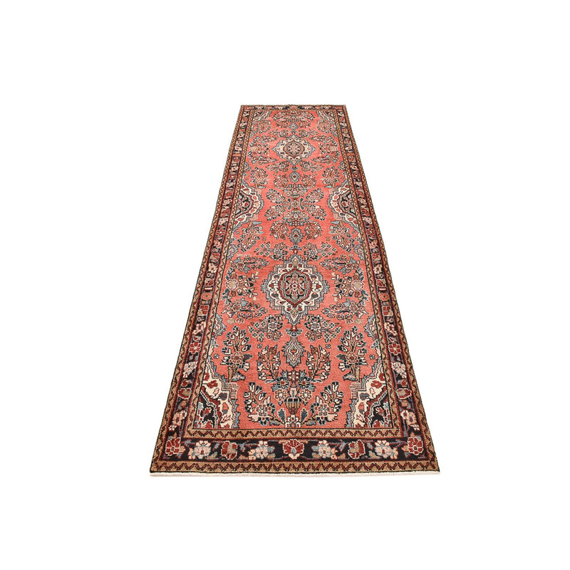 Alfombra de pasillo Alfombra persa - Nómada - 419 x 110 cm - rojo claro