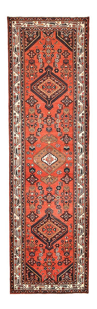 Alfombra de pasillo Alfombra persa - Nómada - 388 x 108 cm - rojo