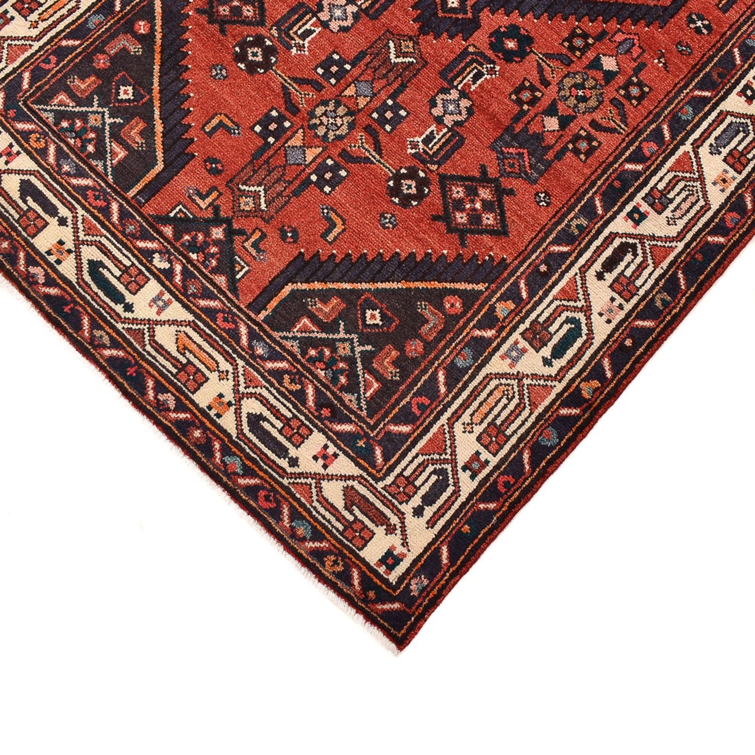 Alfombra de pasillo Alfombra persa - Nómada - 388 x 108 cm - rojo