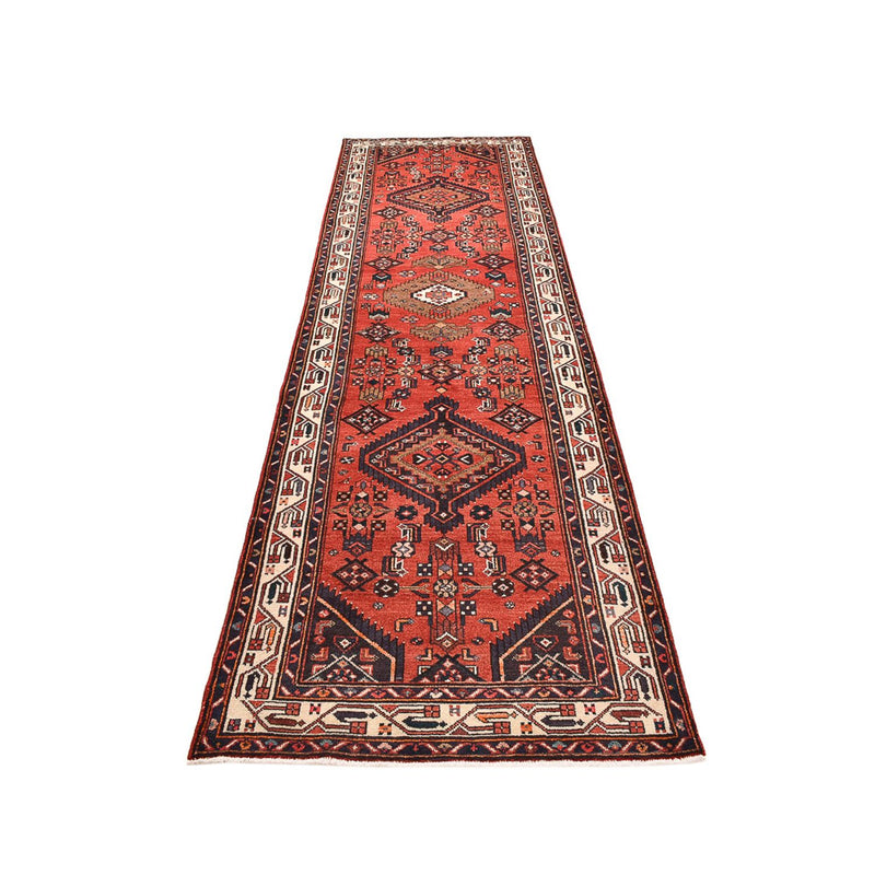 Alfombra de pasillo Alfombra persa - Nómada - 388 x 108 cm - rojo