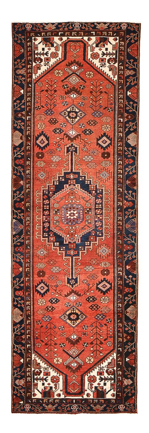 Alfombra de pasillo Alfombra persa - Bidjar - 300 x 98 cm - rojo