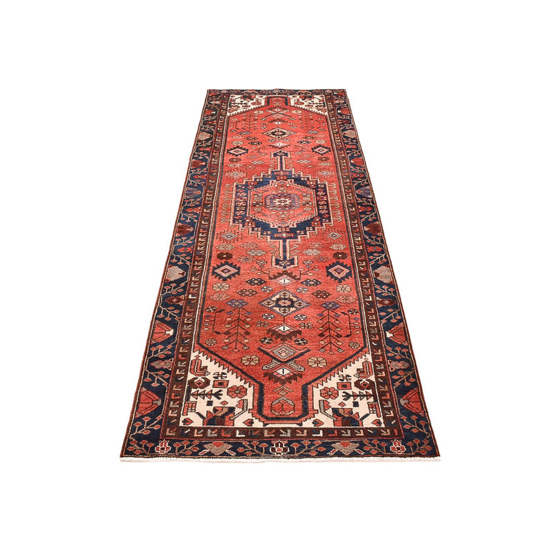 Alfombra de pasillo Alfombra persa - Bidjar - 300 x 98 cm - rojo