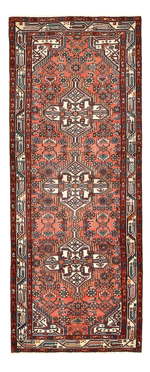 Alfombra de pasillo Alfombra persa - Nómada - 277 x 100 cm - rojo claro