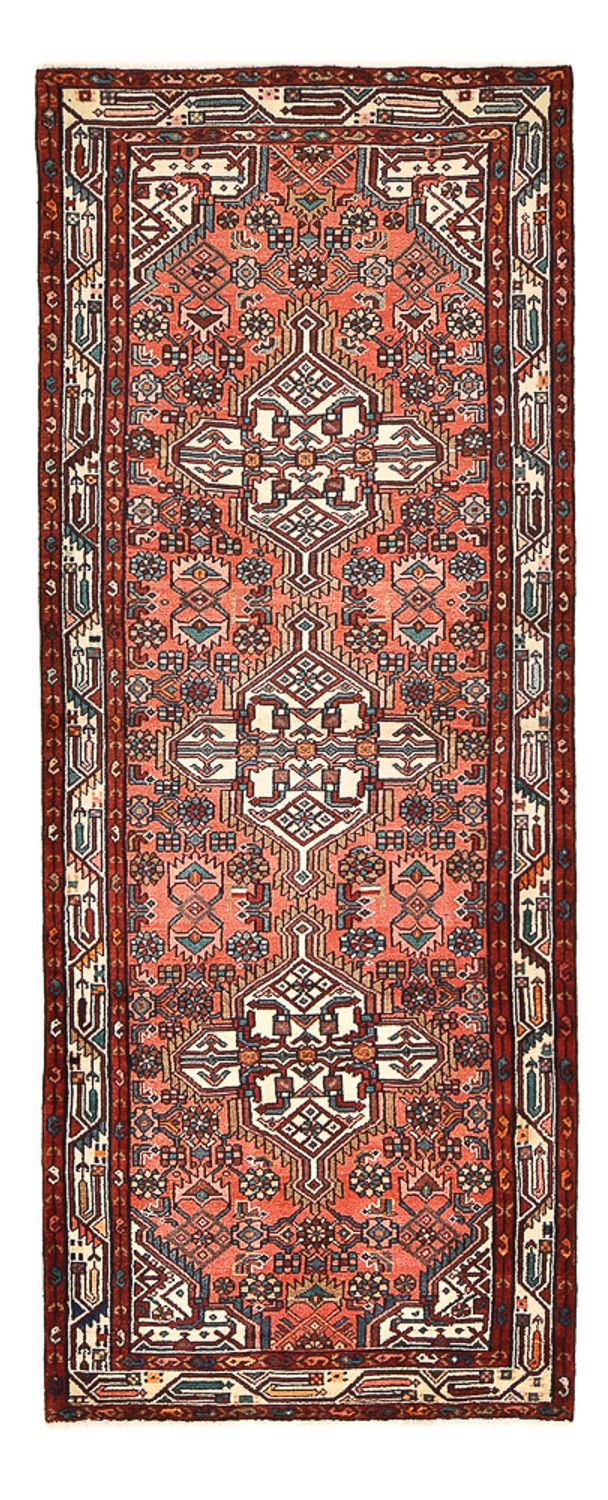 Alfombra de pasillo Alfombra persa - Nómada - 277 x 100 cm - rojo claro