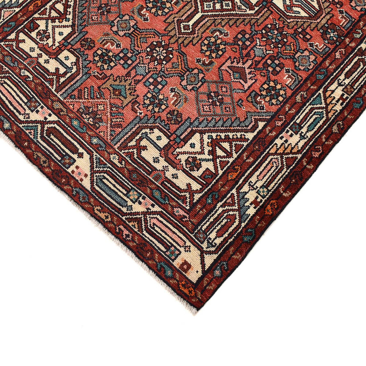 Alfombra de pasillo Alfombra persa - Nómada - 277 x 100 cm - rojo claro