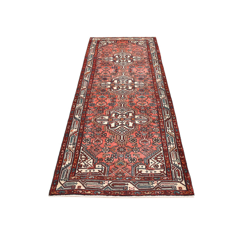 Alfombra de pasillo Alfombra persa - Nómada - 277 x 100 cm - rojo claro