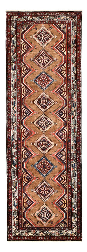Alfombra de pasillo Alfombra persa - Nómada - 305 x 103 cm - rojo claro