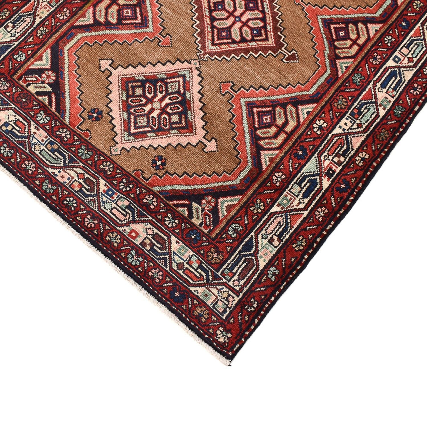Alfombra de pasillo Alfombra persa - Nómada - 305 x 103 cm - rojo claro