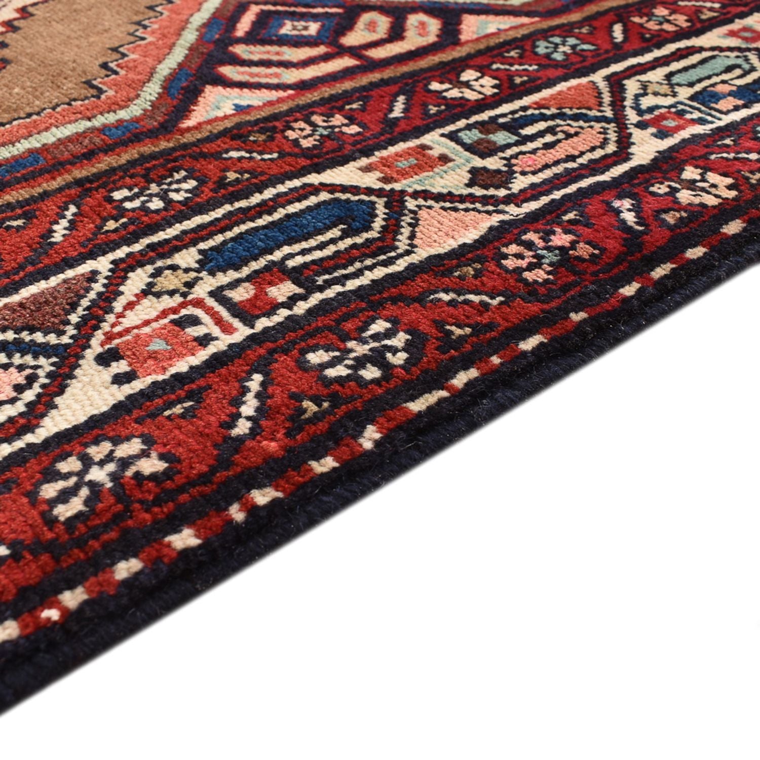 Alfombra de pasillo Alfombra persa - Nómada - 305 x 103 cm - rojo claro