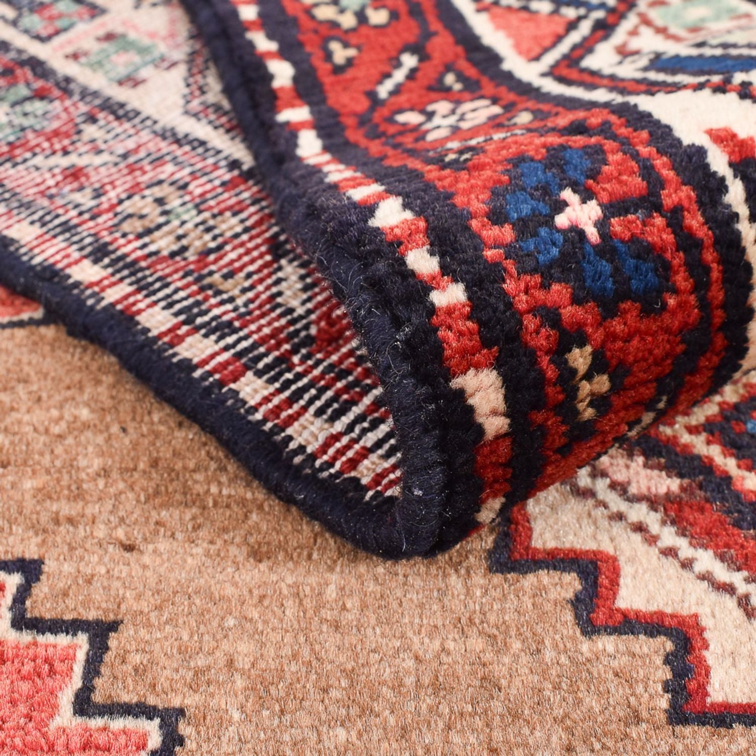 Alfombra de pasillo Alfombra persa - Nómada - 305 x 103 cm - rojo claro