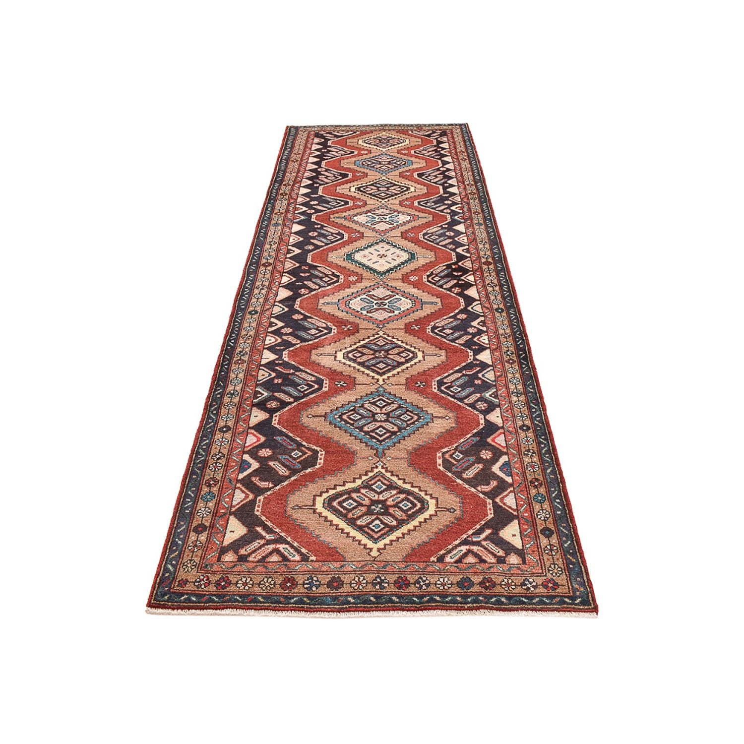 Alfombra de pasillo Alfombra persa - Nómada - 323 x 108 cm - multicolor