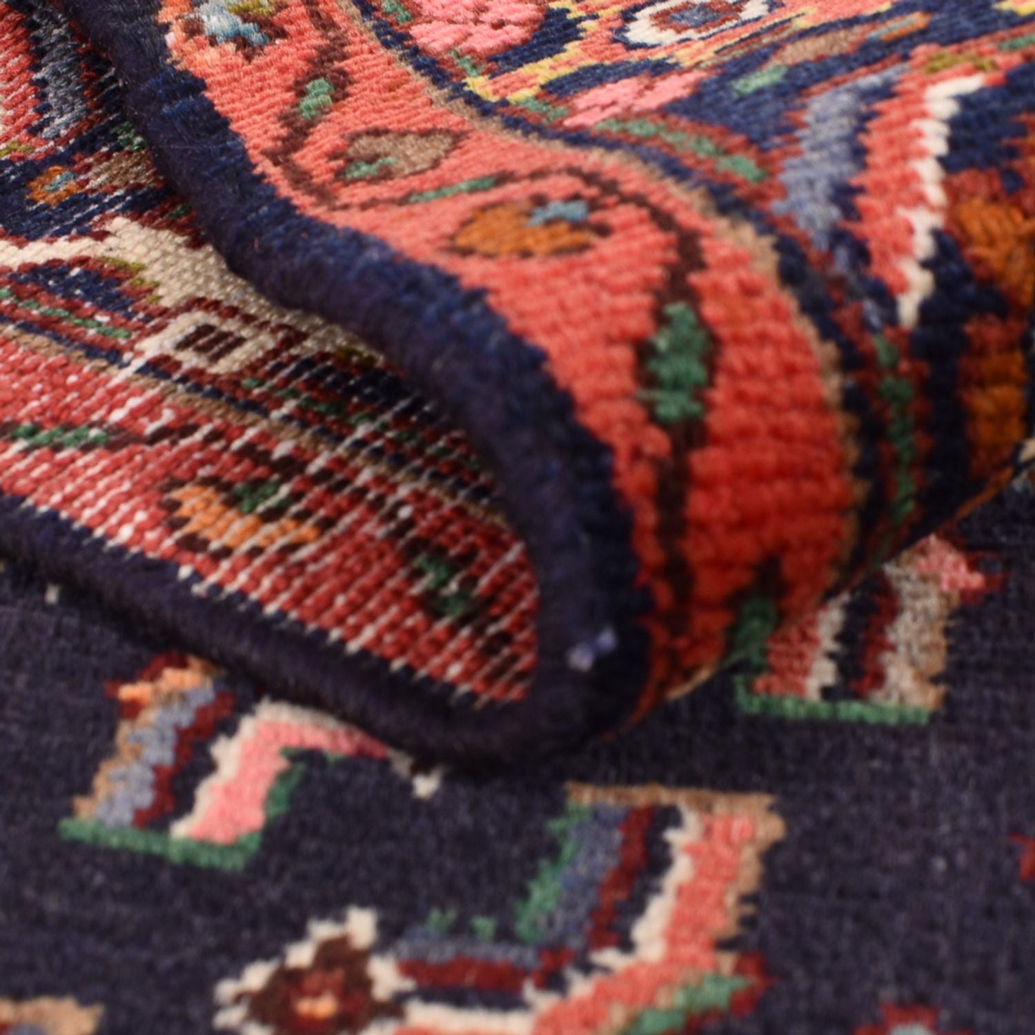 Alfombra de pasillo Alfombra persa - Nómada - 300 x 107 cm - azul oscuro
