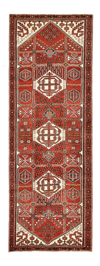 Alfombra de pasillo Alfombra persa - Nómada - 297 x 103 cm - rojo