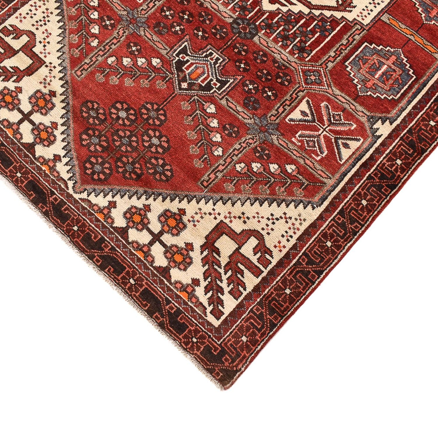 Alfombra de pasillo Alfombra persa - Nómada - 297 x 103 cm - rojo