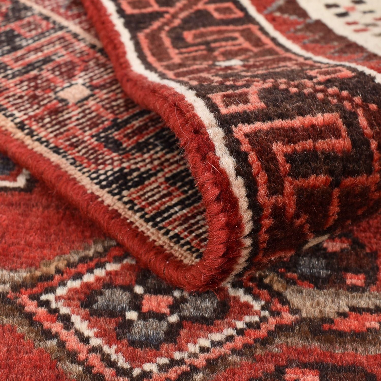 Alfombra de pasillo Alfombra persa - Nómada - 297 x 103 cm - rojo