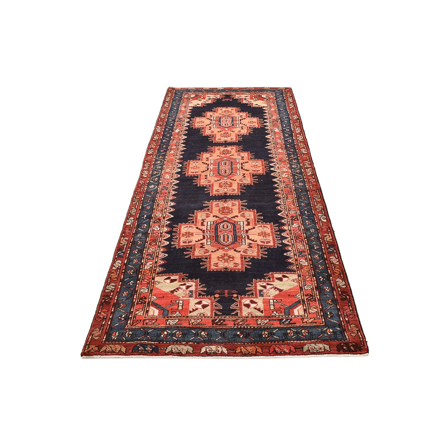 Alfombra de pasillo Alfombra persa - Nómada - 315 x 125 cm - multicolor
