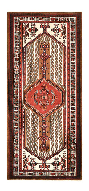 Alfombra de pasillo Alfombra persa - Nómada - 225 x 100 cm - multicolor