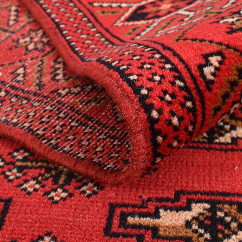 Alfombra de pasillo Alfombra Turkaman - 273 x 98 cm - rojo