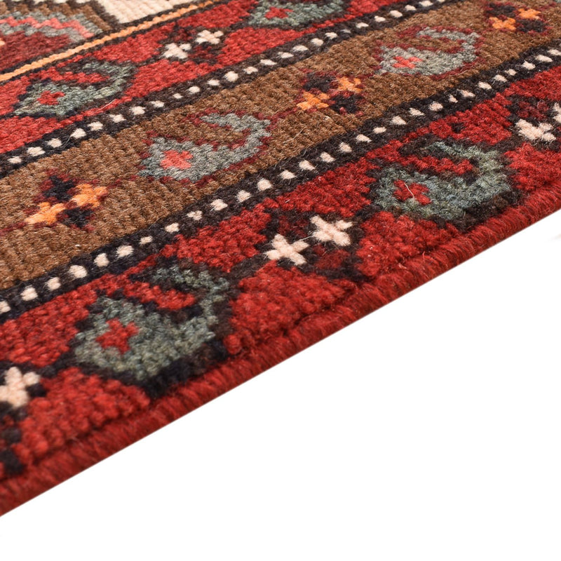 Alfombra de pasillo Alfombra persa - Nómada - 283 x 104 cm - rojo