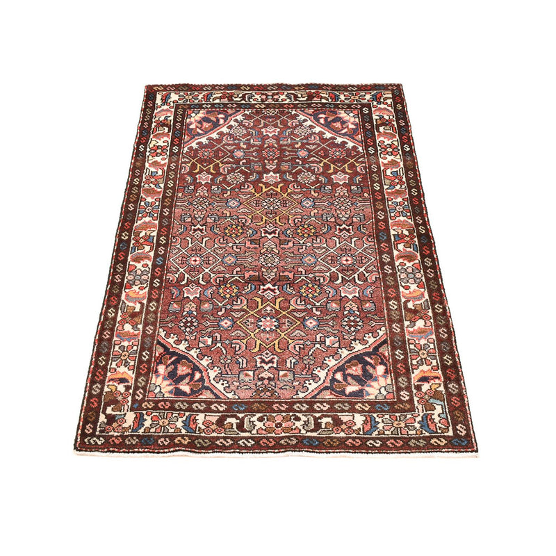Alfombra persa - Nómada - 143 x 87 cm - rojo claro