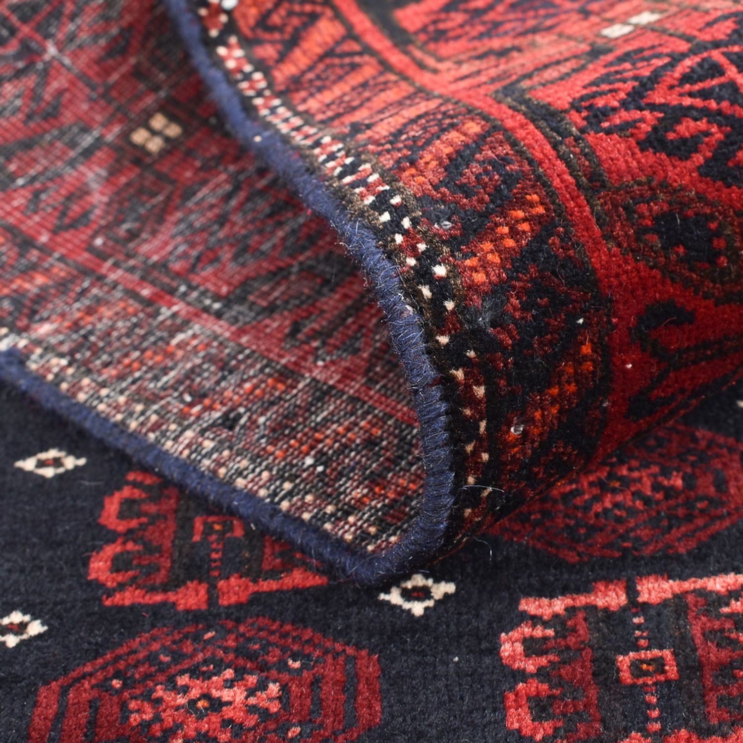 Alfombra Belutsch - 172 x 80 cm - rojo