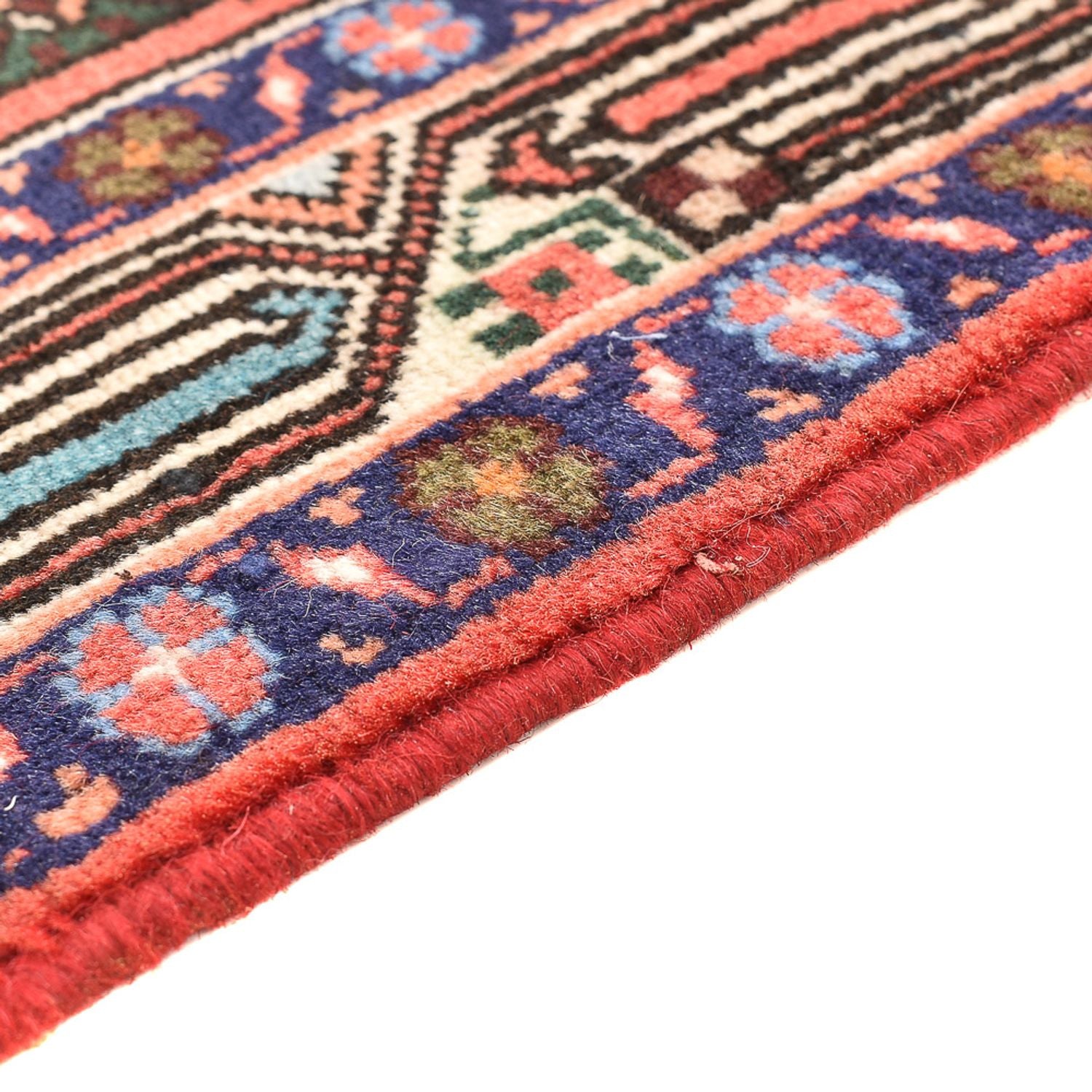 Alfombra persa - Nómada - 146 x 98 cm - rojo claro