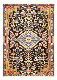 Alfombra persa - Nómada - 132 x 92 cm - azul oscuro