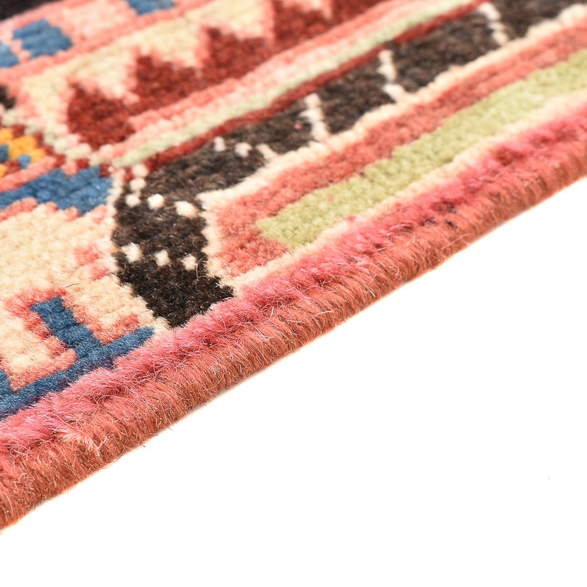 Alfombra persa - Nómada - 132 x 92 cm - azul oscuro