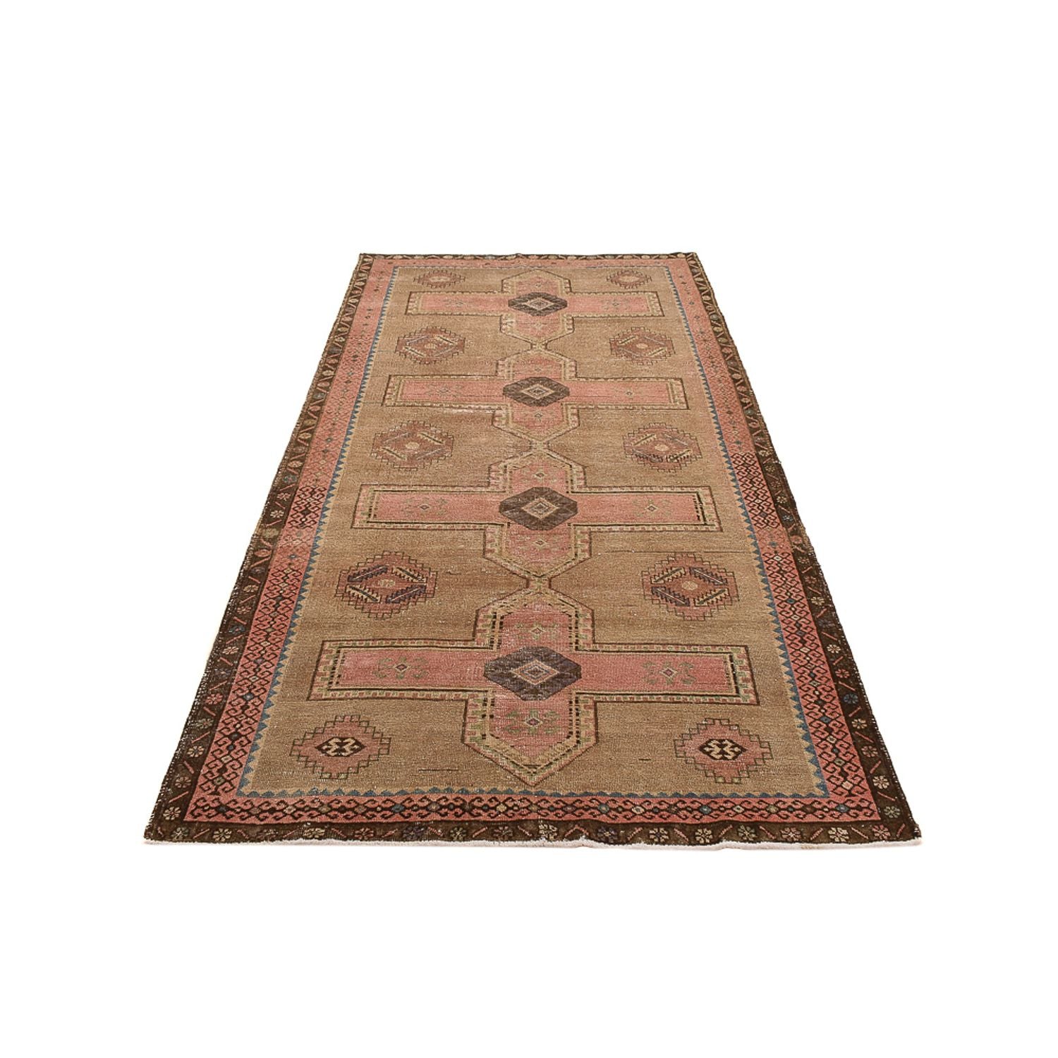Alfombra de pasillo Alfombra Vintage - 290 x 136 cm - beige
