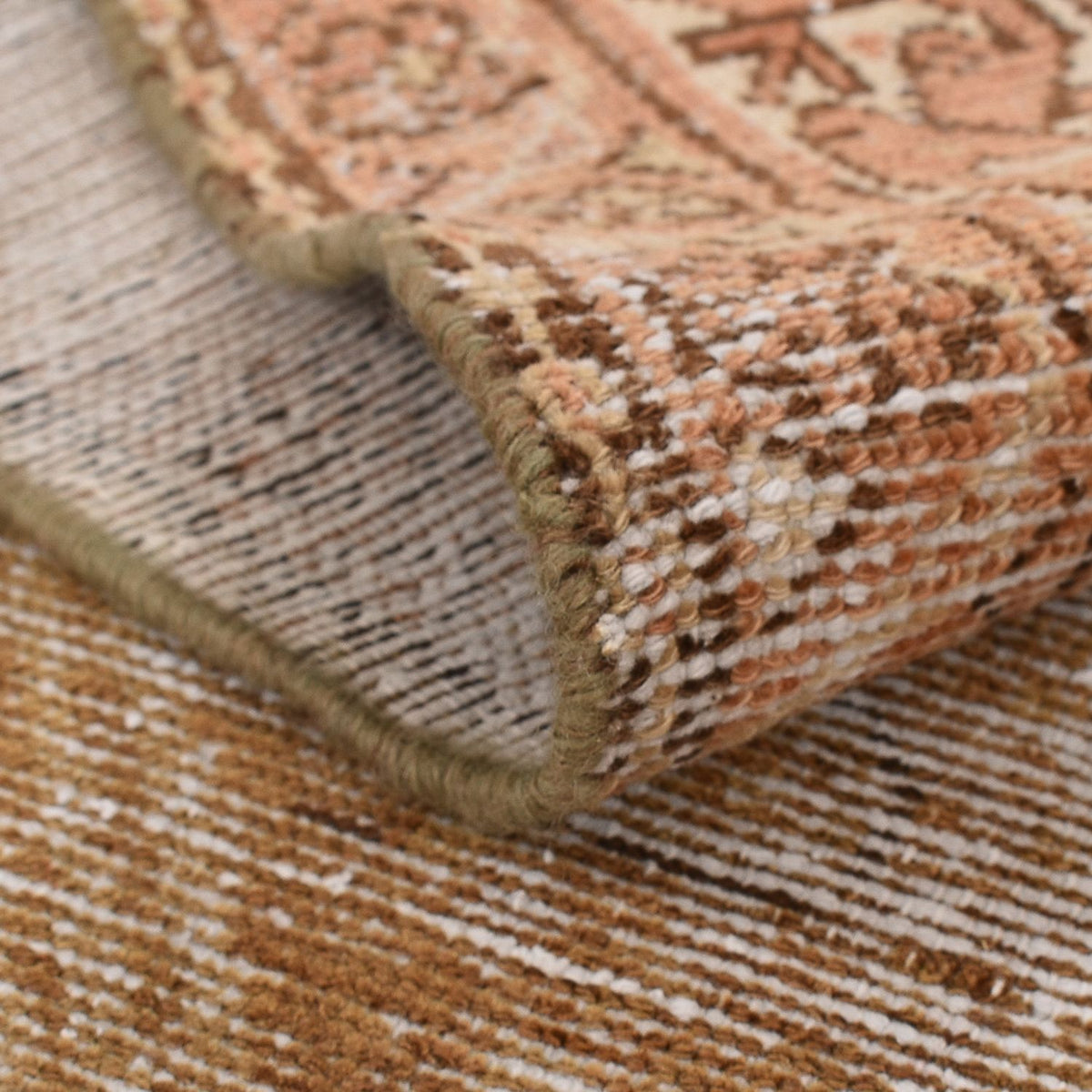 Alfombra de pasillo Alfombra Vintage - 350 x 136 cm - beige oscuro