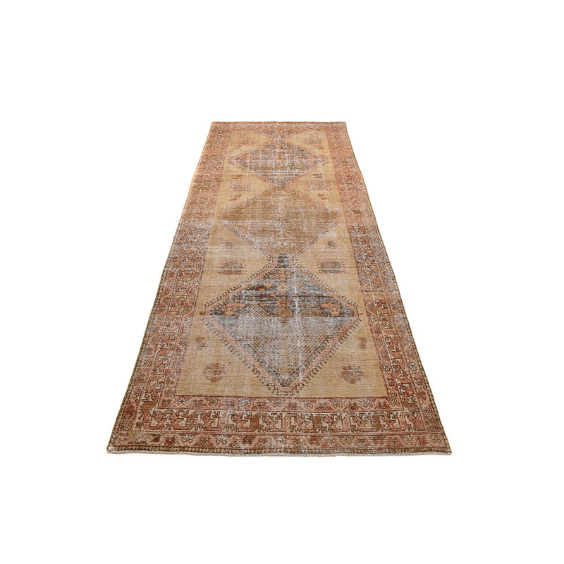 Alfombra de pasillo Alfombra Vintage - 350 x 136 cm - beige oscuro