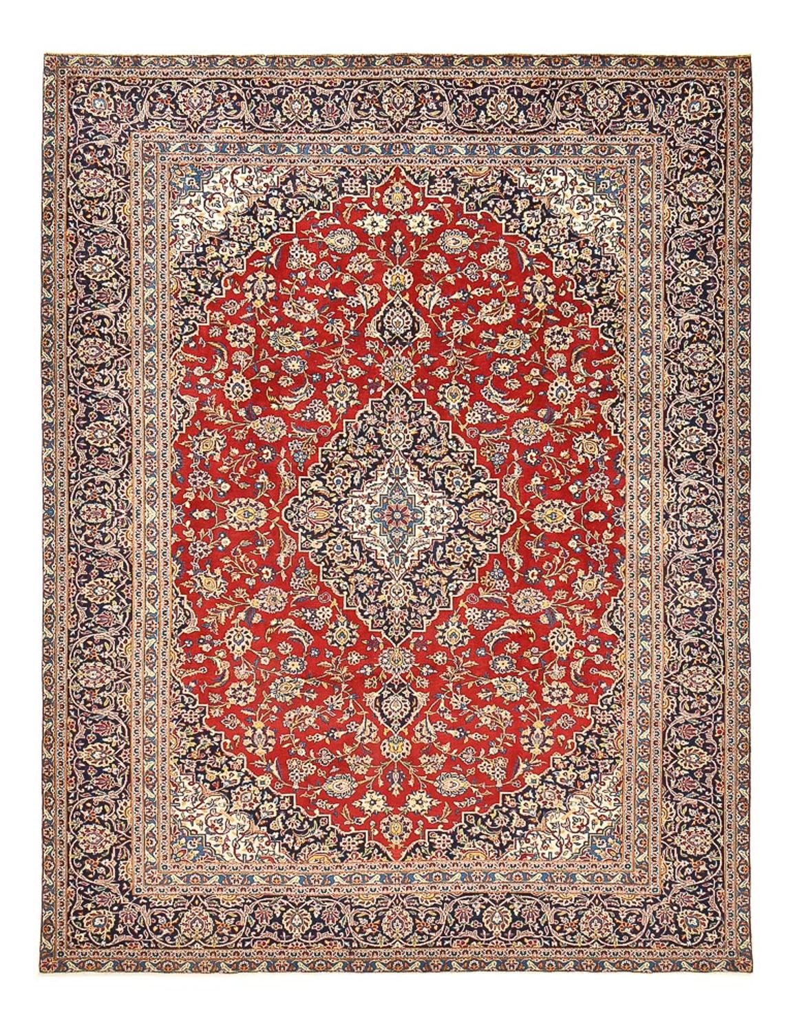 Alfombra persa - Keshan - 392 x 290 cm - rojo