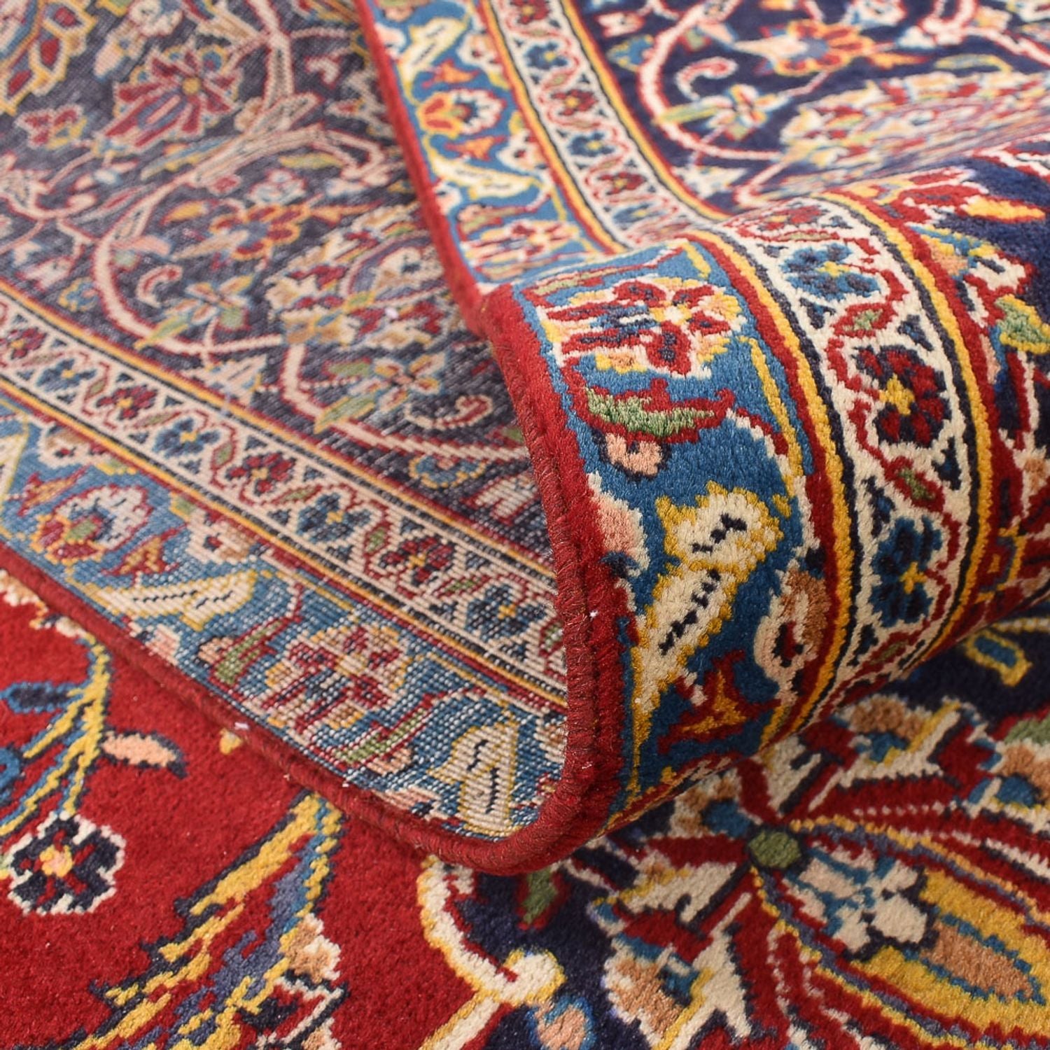 Alfombra persa - Keshan - 392 x 290 cm - rojo