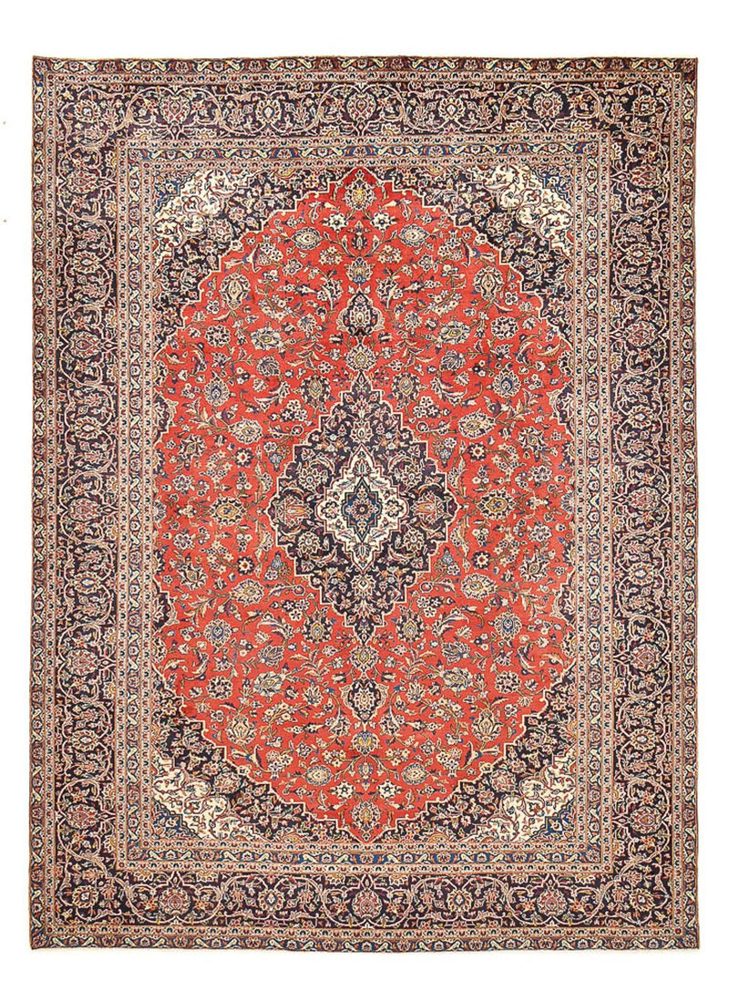 Alfombra persa - Keshan - 387 x 285 cm - rojo
