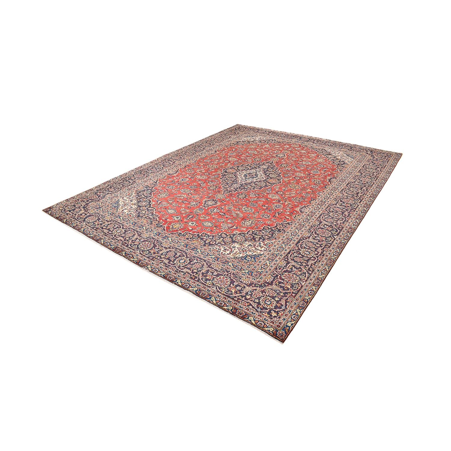 Alfombra persa - Keshan - 387 x 285 cm - rojo