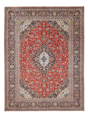 Alfombra persa - Keshan - 405 x 305 cm - rojo