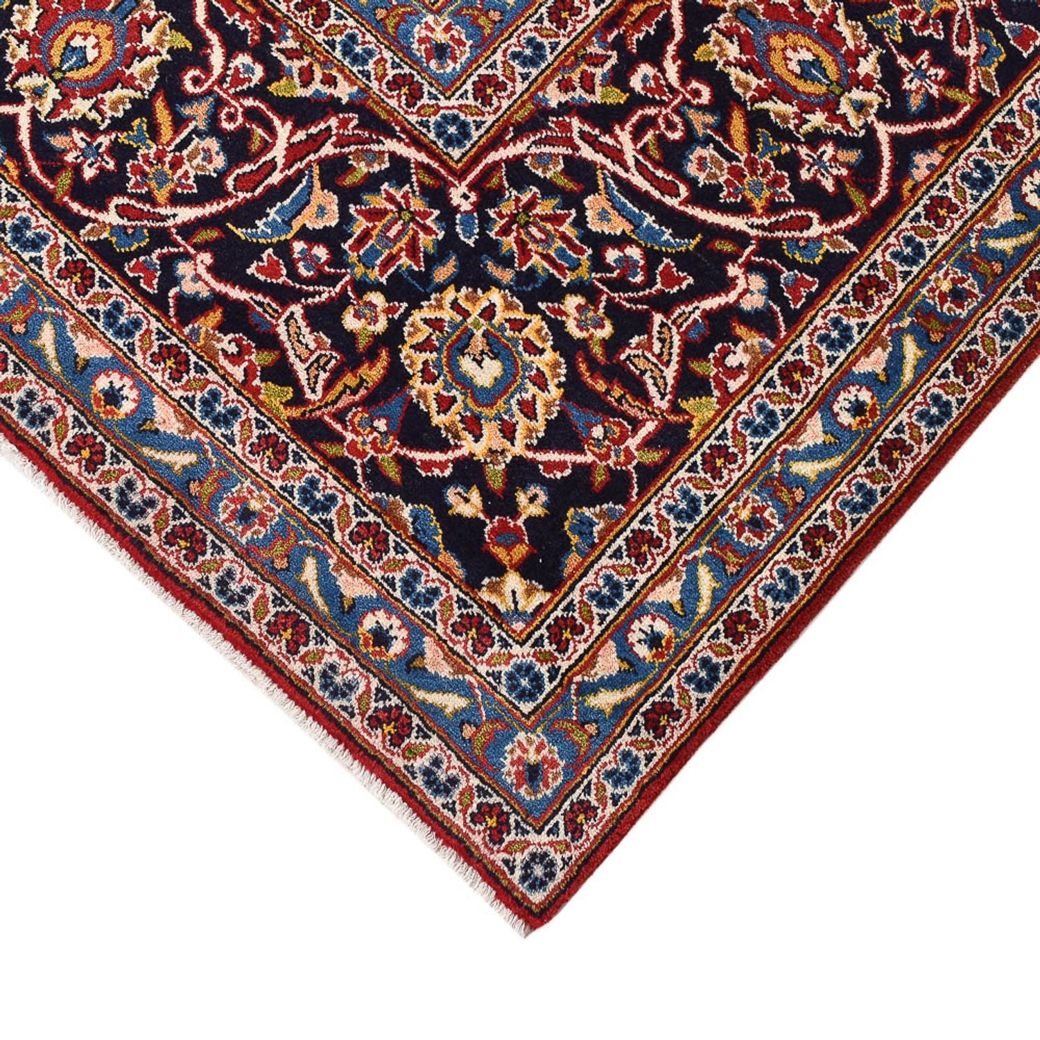 Alfombra persa - Keshan - 405 x 305 cm - rojo