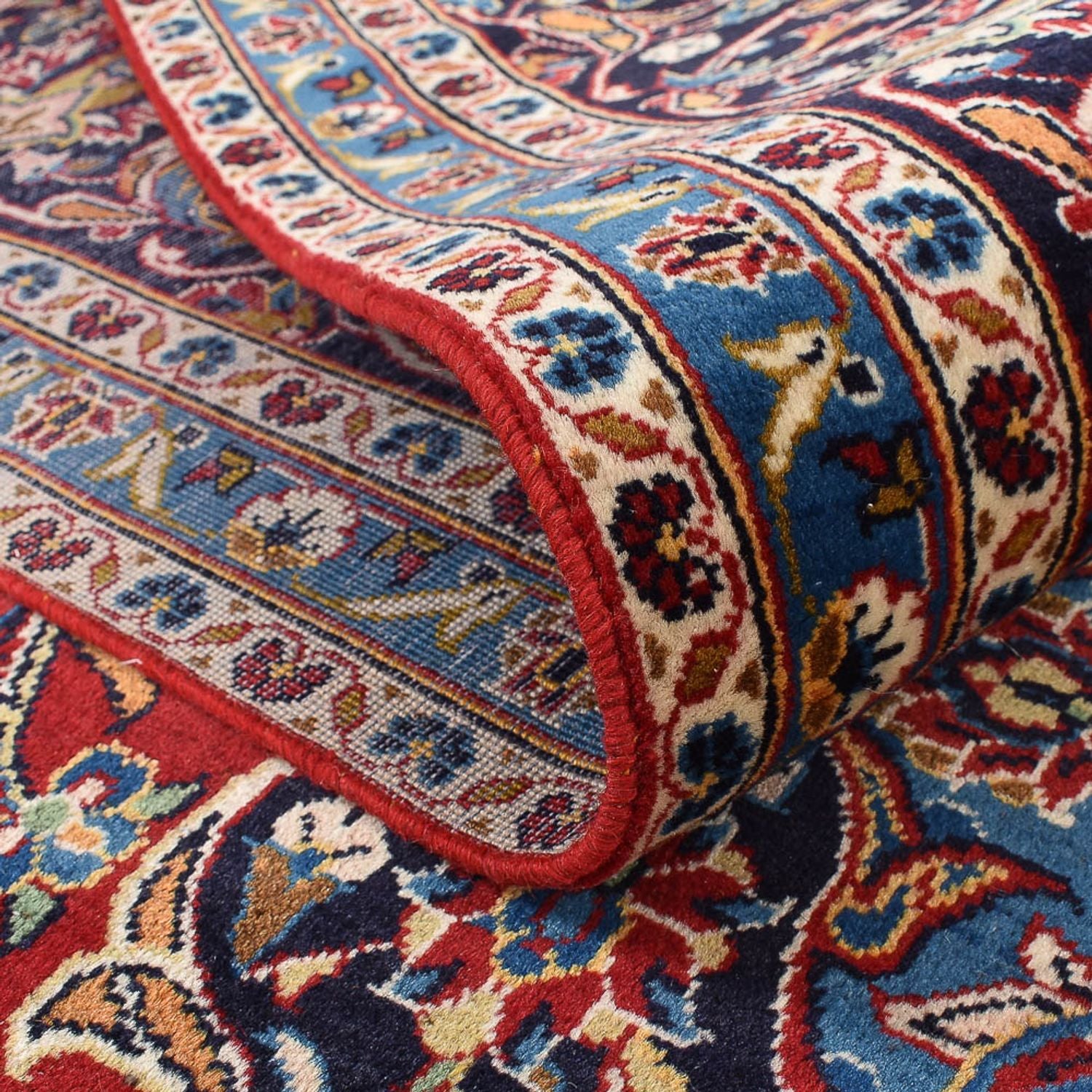 Alfombra persa - Keshan - 403 x 287 cm - rojo